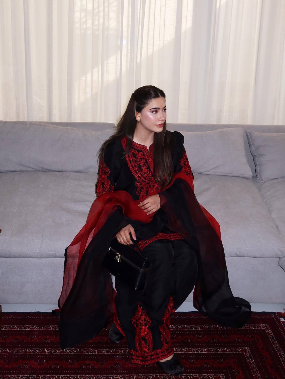 LadyVastara New Collection Chinon Silk Kurta Palazzo Set for Women