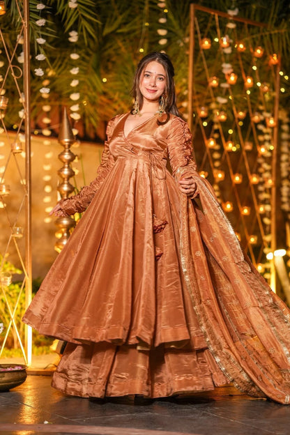 LadyVastara Luxury Embroidered Anarkali with Designer Dupatta