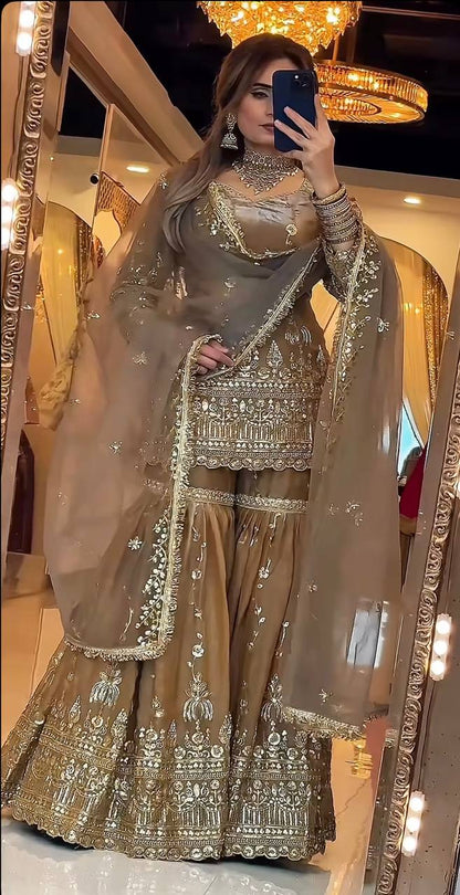 LadyVastara Beautiful Designer Sharara Suit for Women