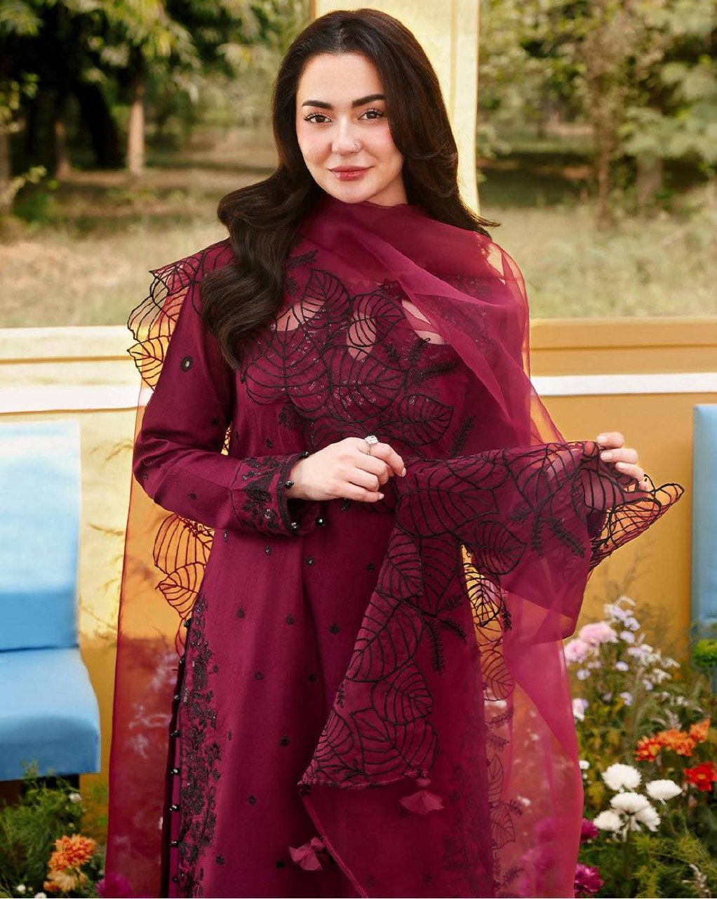 LadyVastara Designer Satin Rayon Embroidered Plazzo Set with Organza Dupatta | Full Stitched Ethnic Wear