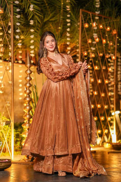 LadyVastara Luxury Embroidered Anarkali with Designer Dupatta