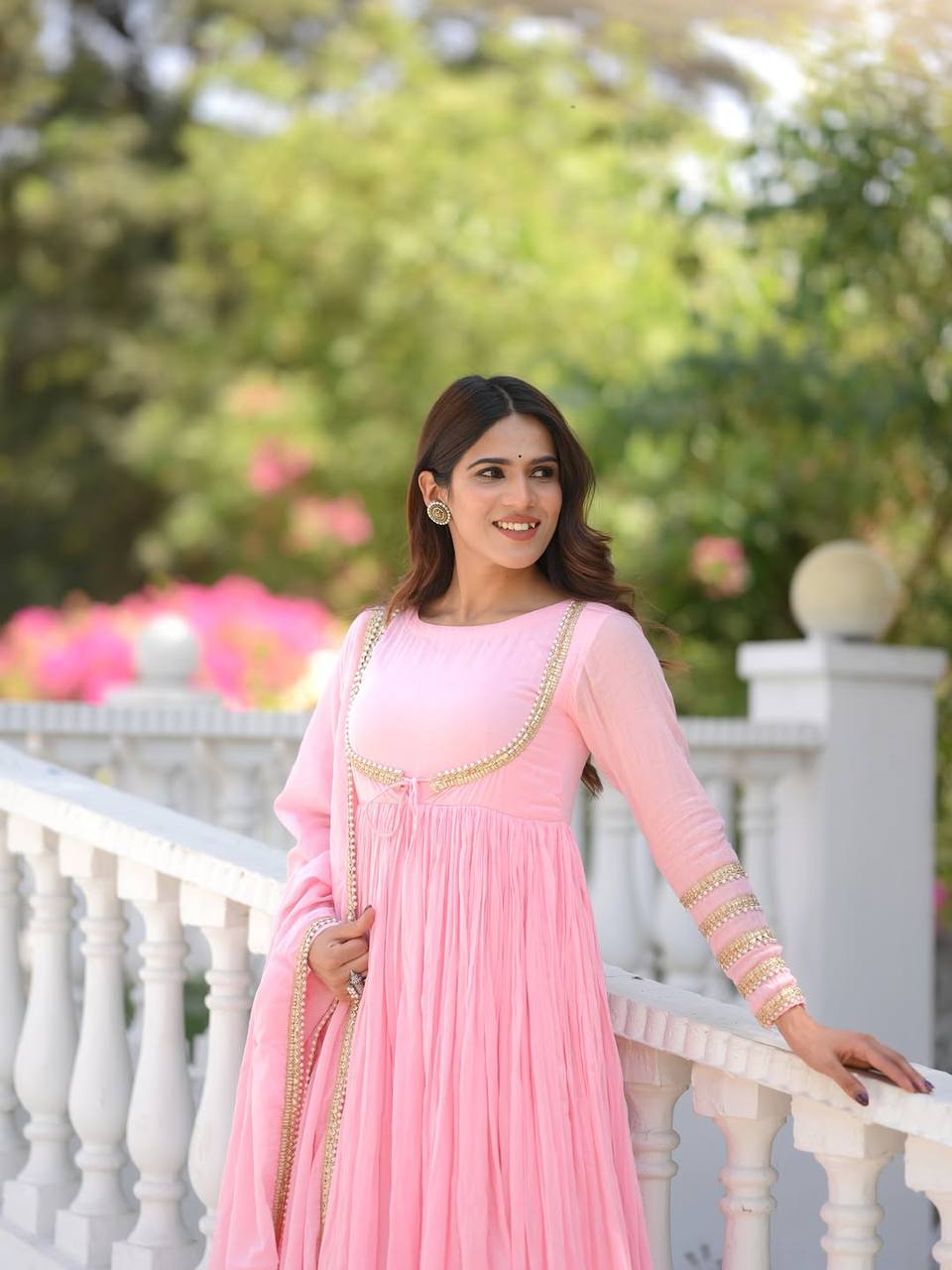 LadyVastara Festive Special Designer Anarkali with Elegant Dupatta