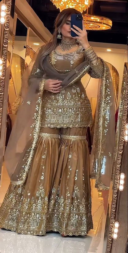 LadyVastara Beautiful Designer Sharara Suit for Women