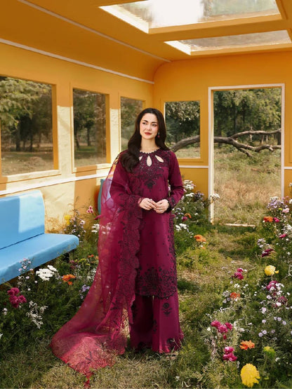 LadyVastara Designer Satin Rayon Embroidered Plazzo Set with Organza Dupatta | Full Stitched Ethnic Wear
