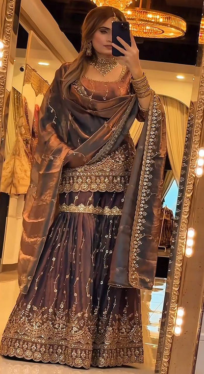 LadyVastara Beautiful Designer Sharara Suit for Women