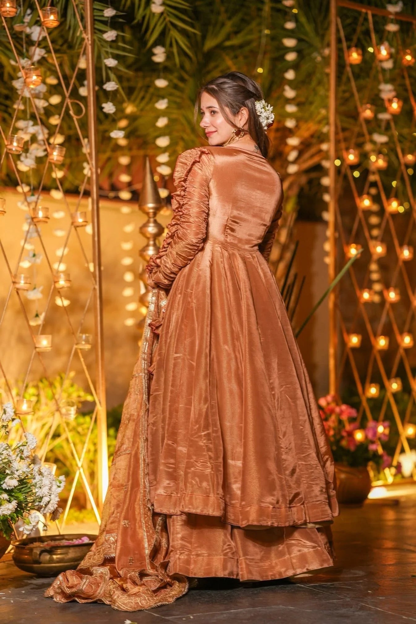 LadyVastara Luxury Embroidered Anarkali with Designer Dupatta