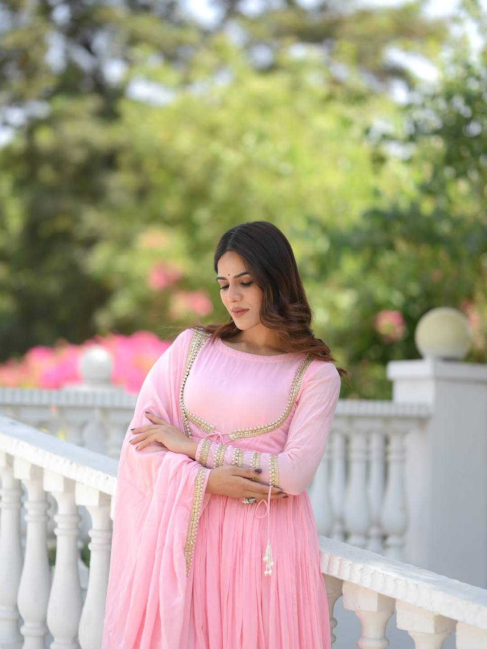 LadyVastara Festive Special Designer Anarkali with Elegant Dupatta