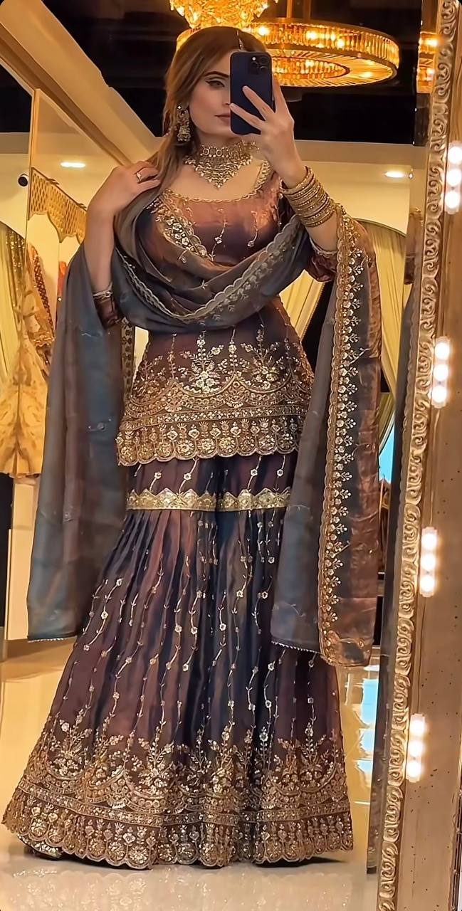 LadyVastara Beautiful Designer Sharara Suit for Women
