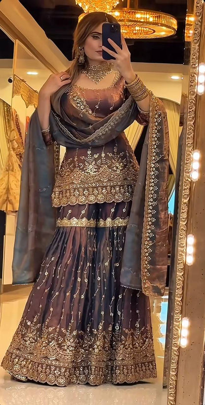 LadyVastara Beautiful Designer Sharara Suit for Women