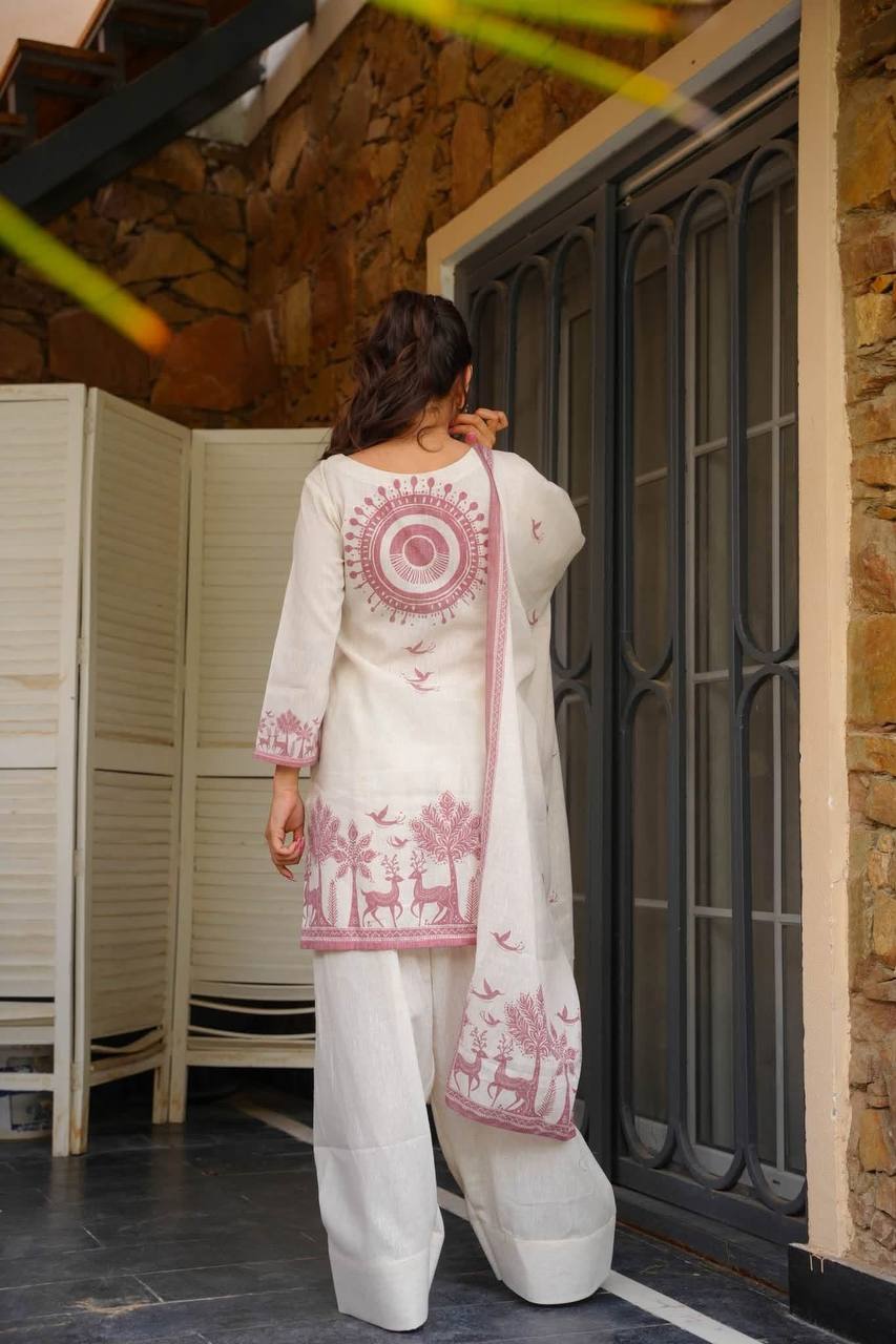 LadyVastara Premium Cambric Cotton Ethnic Kurta Set for Women