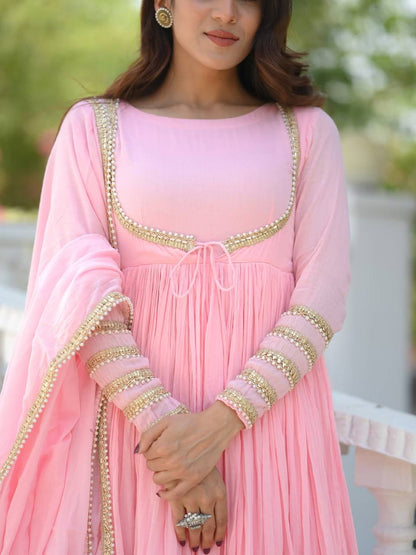 LadyVastara Festive Special Designer Anarkali with Elegant Dupatta