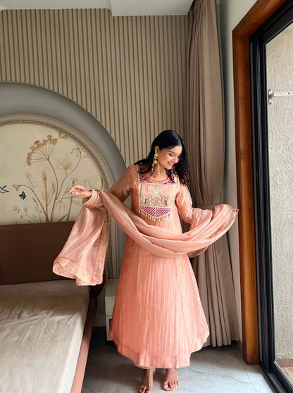 Presenting New Designer Anarkali Suit – Elegant & Royal Collection