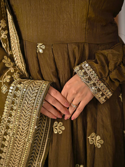 LadyVastara Designer Ethnic Wear Anarkali Suit with Sequence Work & Perfect Fit