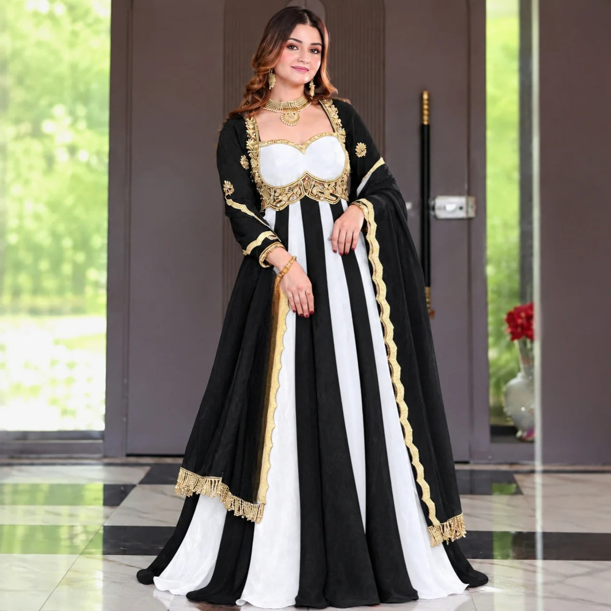 Royal Grace Heavy Fendy Silk Anarkali Suit