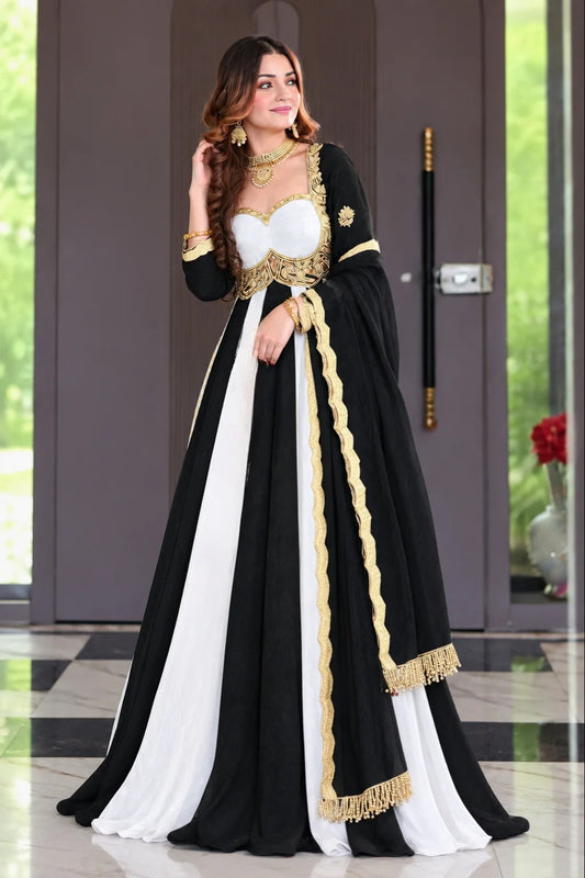 Royal Grace Heavy Fendy Silk Anarkali Suit