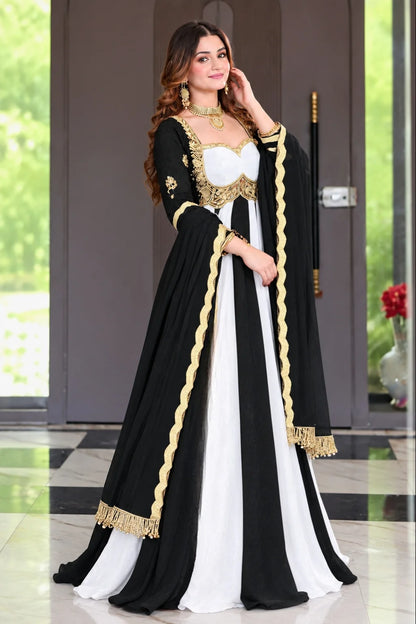 Royal Grace Heavy Fendy Silk Anarkali Suit
